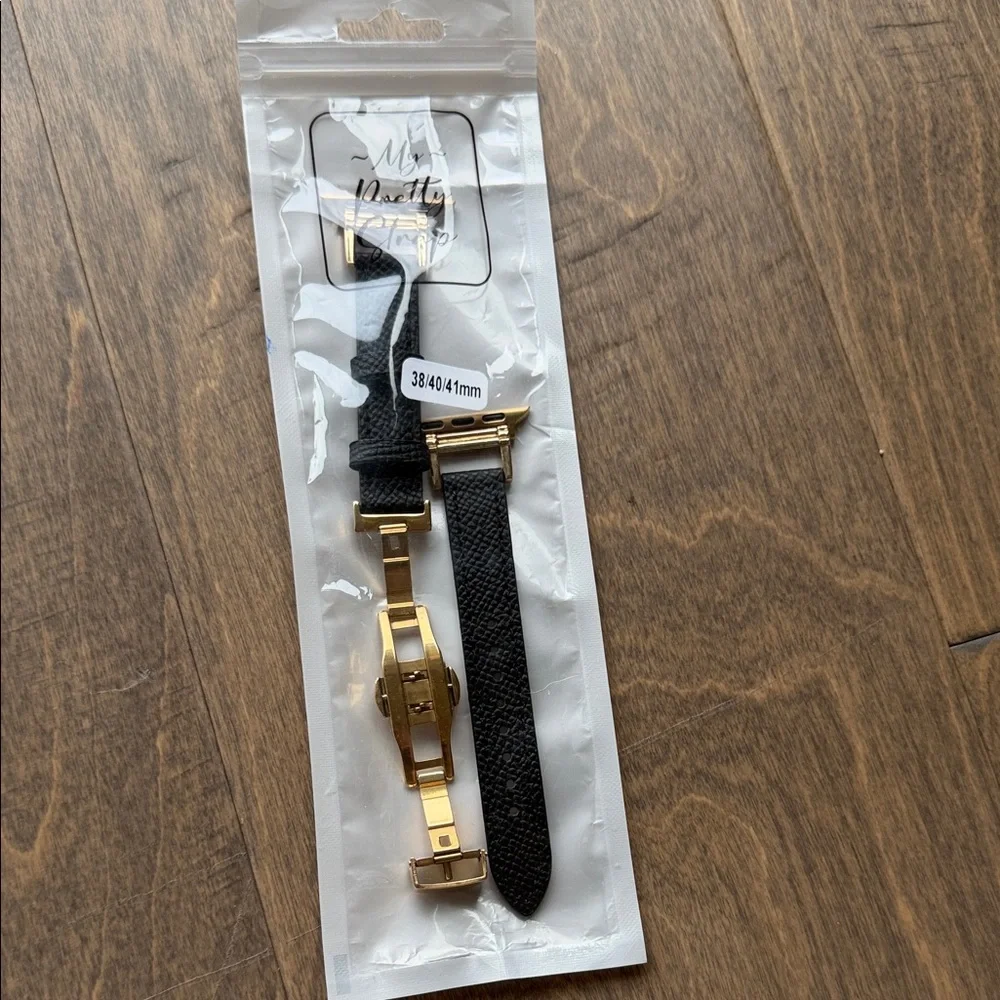 Black and Gold Smartwatch